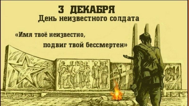 Тематическая линейка и книжная выставка ко Дню Неизвестного солдата.